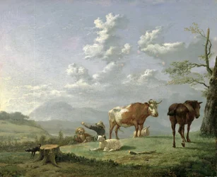 Pastoralt landskap, ca. 1650-tallet